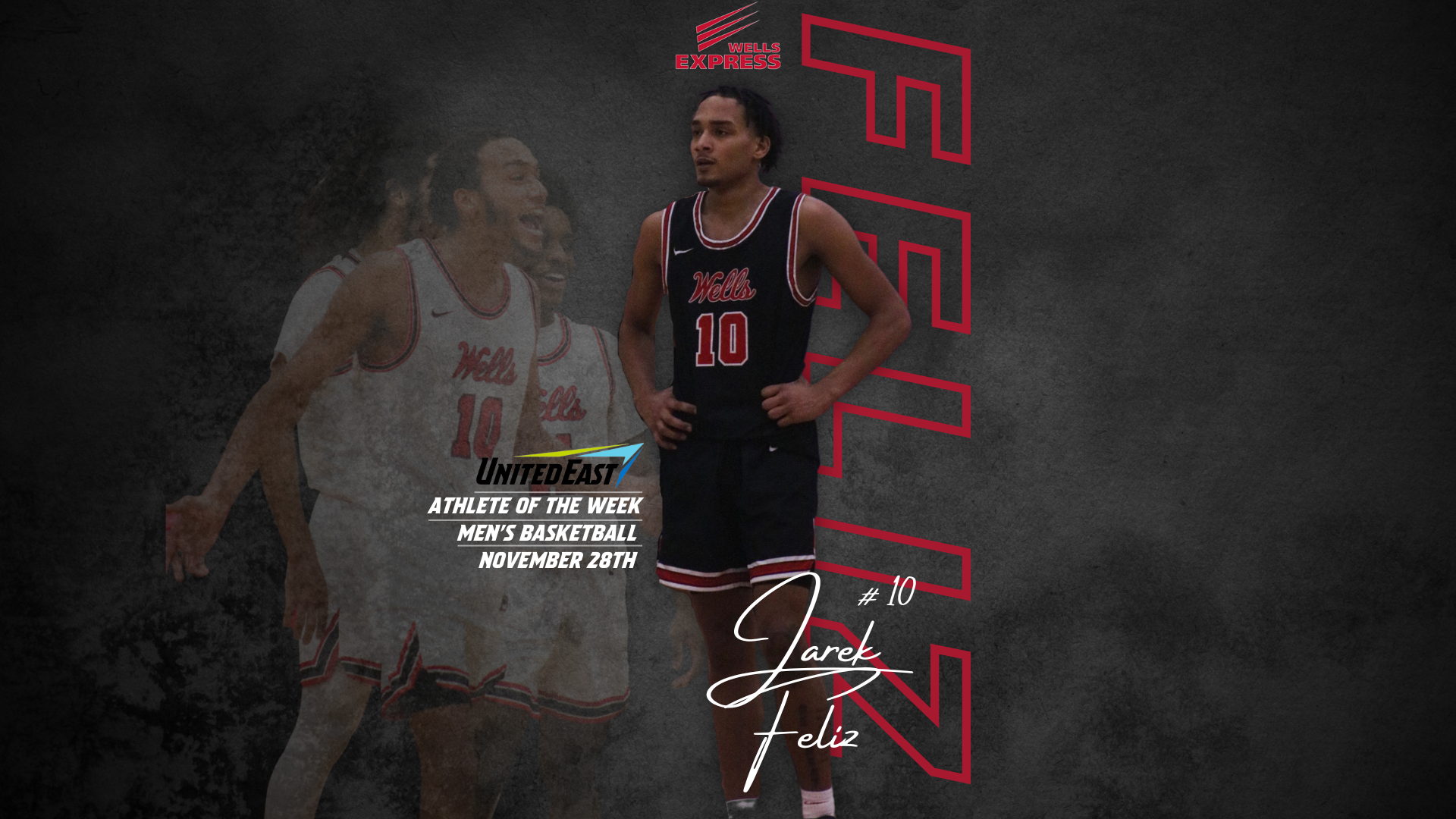 Jarek Feliz Named United East Conference Athlete Of The Week