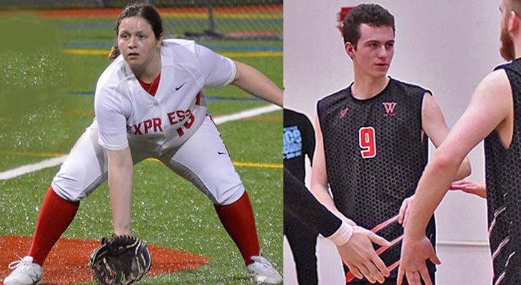 Softball & Men's Volleyball: "On This Day" 4-13-19
