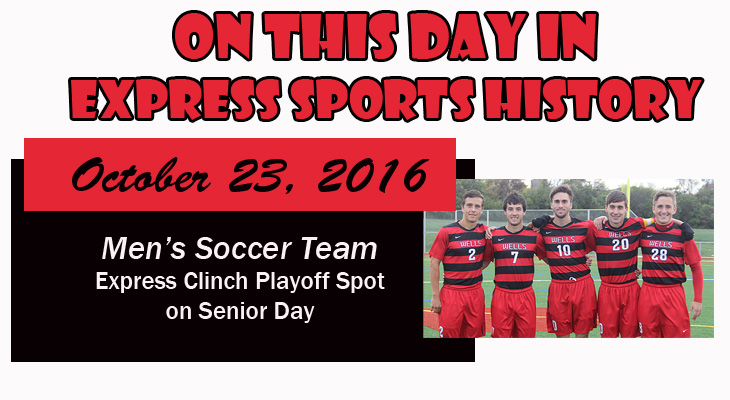 'On This Day' Men&rsquo;s Soccer Team Clinches Playoff Spot on Senior Day