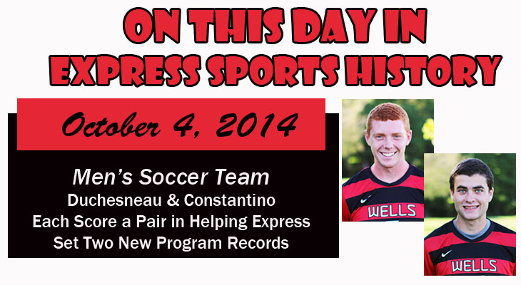 'On This Day' Men&rsquo;s Soccer Team Sets Two Program Records in Shutout Win
