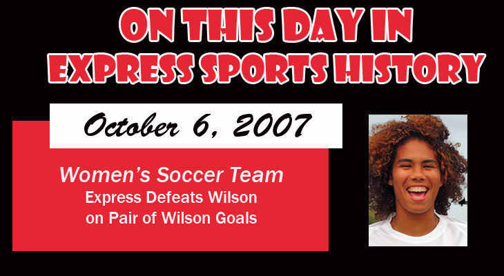 'On This Day' Wilson Pair Downs Wilson for Women&rsquo;s Soccer Team