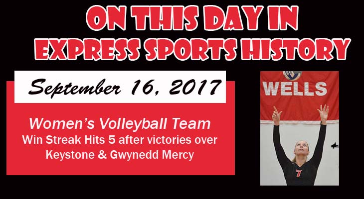 'On This Day' Win Streak Hits 5 for Women&rsquo;s Volleyball Team