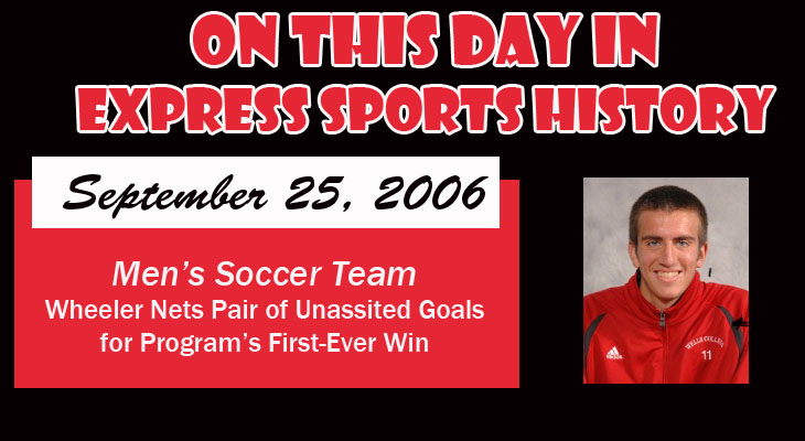 'On This Day' Wheeler&rsquo;s Pair Make History for Men&rsquo;s Soccer Program