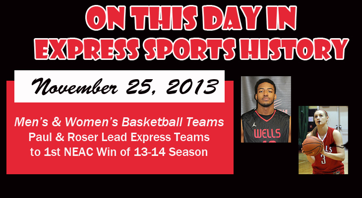 'On This Day' Men&rsquo;s and Women&rsquo;s Basketball Teams Earn First NEAC Win of 13-14 Season