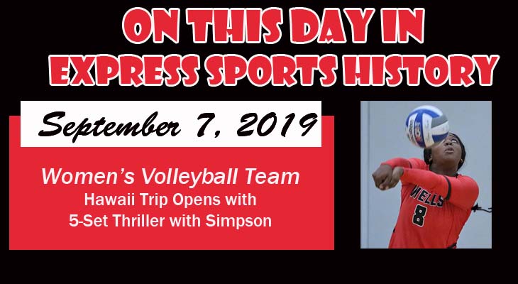 'On This Day' Women&rsquo;s Volleyball Team Opens Hawaii Trip with 5-Set Thriller
