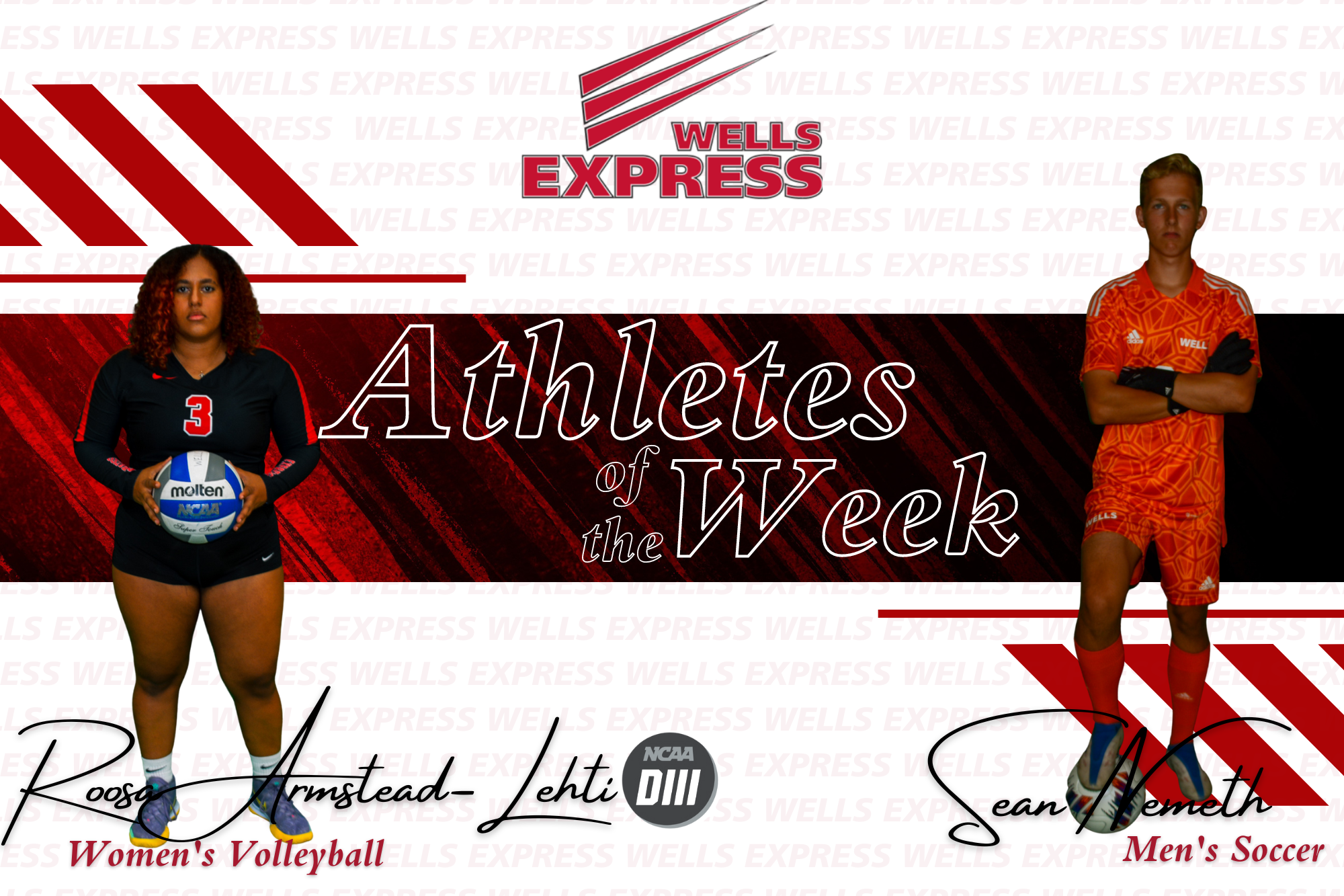 Athletes of the week rossa armstead lehti and sean nemeth 