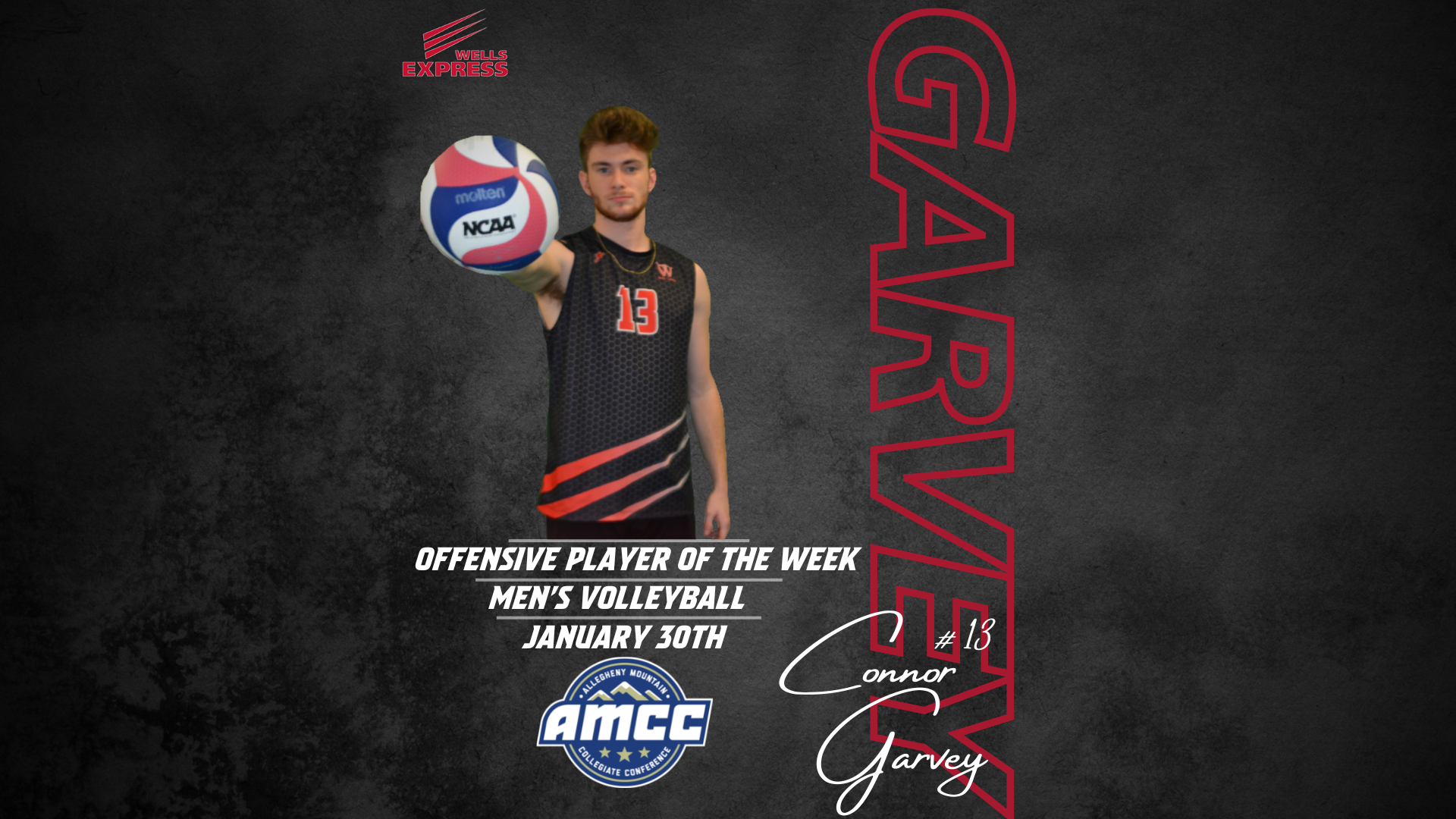 Garvey Named Offensive Player Of The Week In AMCC