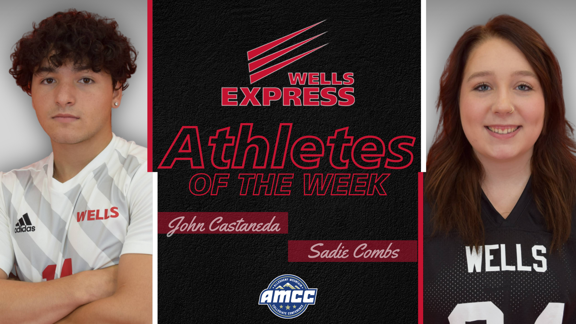 John Castaneda and Sadie COmbs athlete of the week 