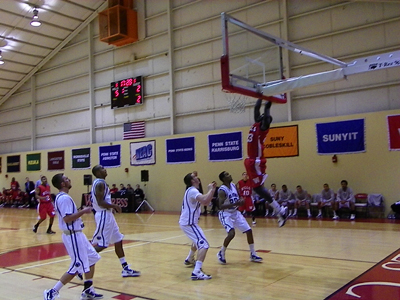 FREDONIA HOLDS OFF EXPRESS