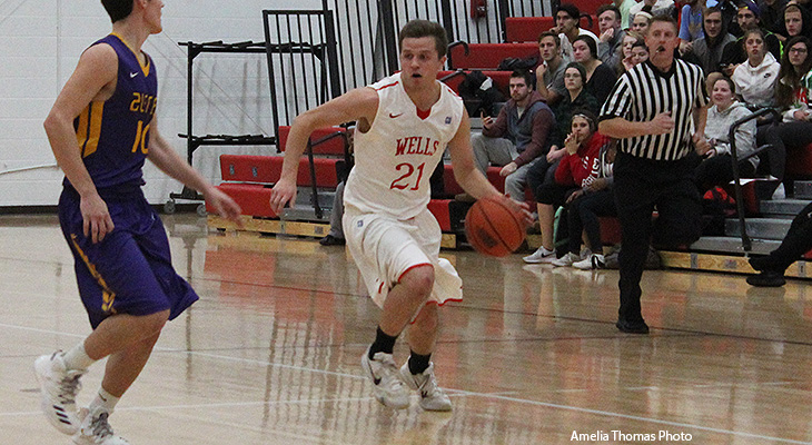 Houghton Takes Men's Basketball Win Over Wells