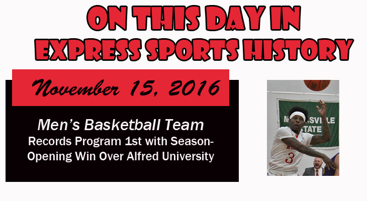 'On This Day' Men&rsquo;s Basketball Team Records Program First on Opening Day