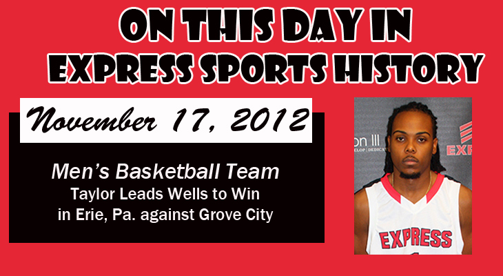 'On This Day' Taylor Leads Men&rsquo;s Basketball Team Past Grove City
