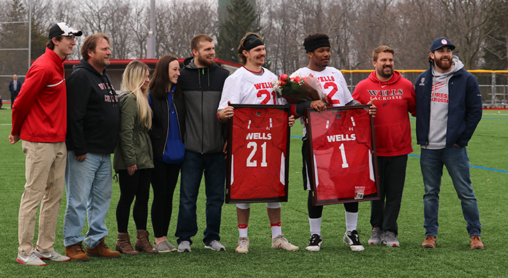 Wells Men's Lacrosse Honors Seniors, Falls To Morrisville