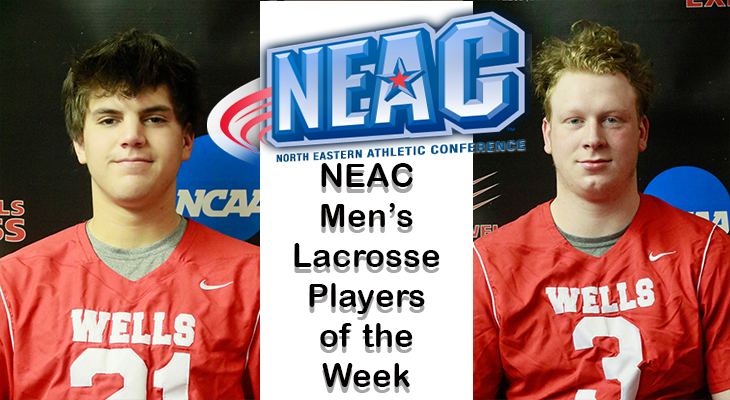 Stine and Camou named NEAC Men's Lacrosse Players of the Week