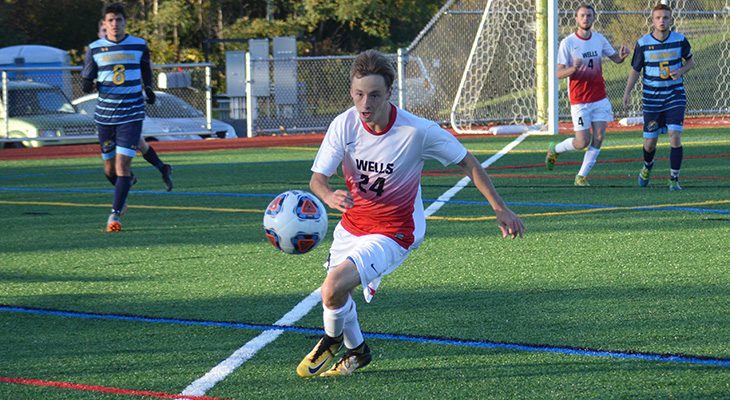 Cazenovia Holds Off Wells Men's Soccer