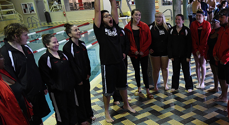 Dual Win For Men's Swimming Over Cazenovia