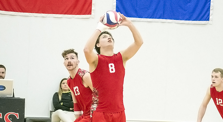Men's Volleyball Cruises Past Keuka, 3-1