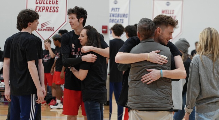 Garvey, McCrae Honored as Express Secure Senior Day Split