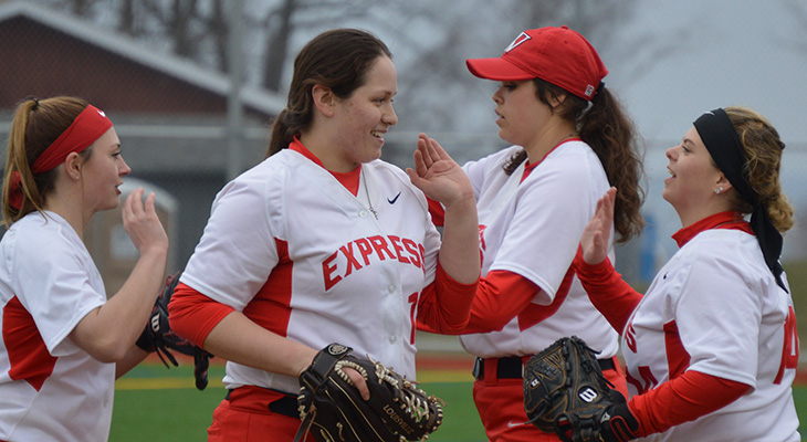 Softball Starts NEAC Season With Split