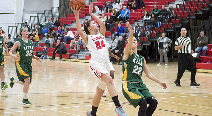 Women's Basketball Storms Past Keuka, 55-44