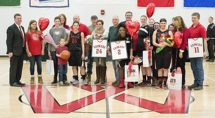 Women's Basketball Edged On Senior Day
