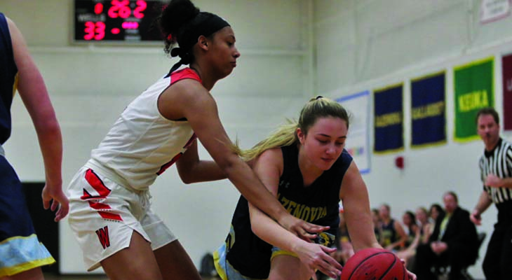 Scharoun Records Back-to-Back Double-Doubles