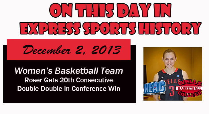 'On This Day' Roser Sets Single Game Home Point Record with 20th-Consecutive Double-Double