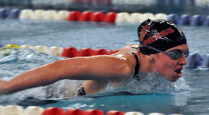 Women's Swimming Nets Second Place at SUNY Delhi