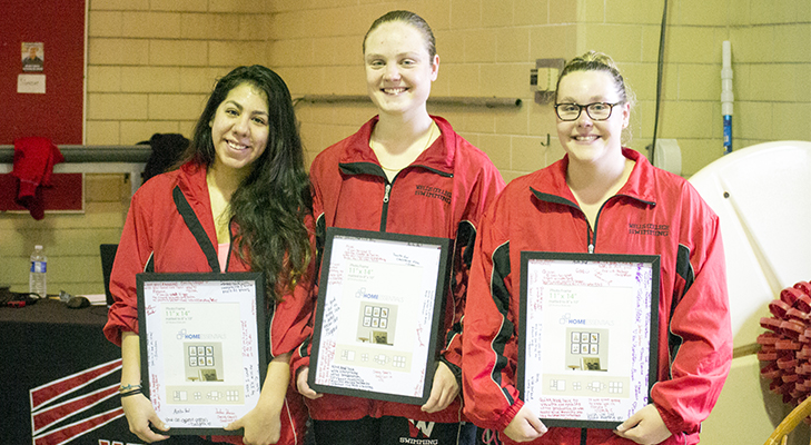 Women's Swimming Edged On Senior Day
