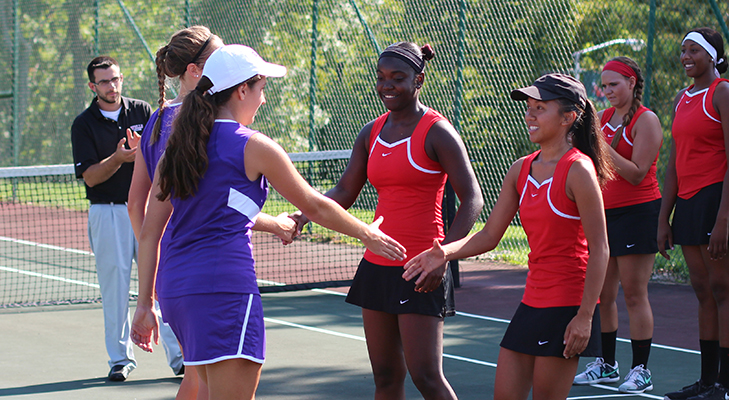 Women's Tennis Set Back By Oswego St., 8-1