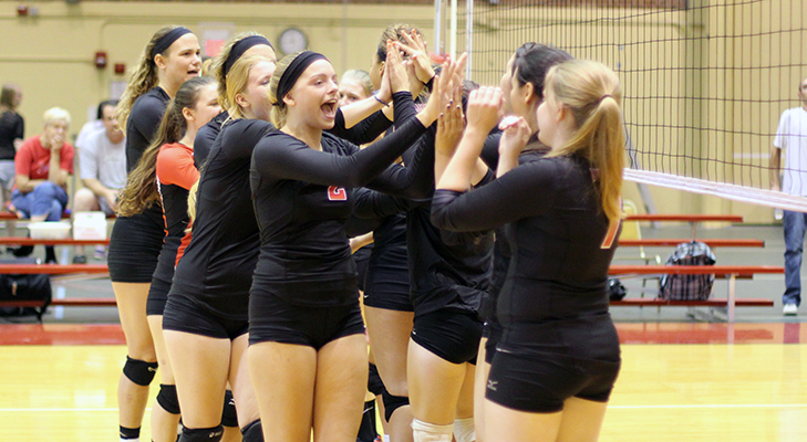 Winning Streak Snapped at Keystone in Five Sets