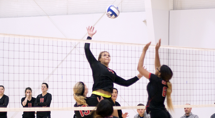 Nettles Sets Single-Match Kill Mark In Loss To Hartwick