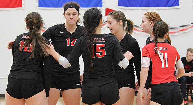 Women's Volleyball Sweeps Berks In NEAC Quarterfinals