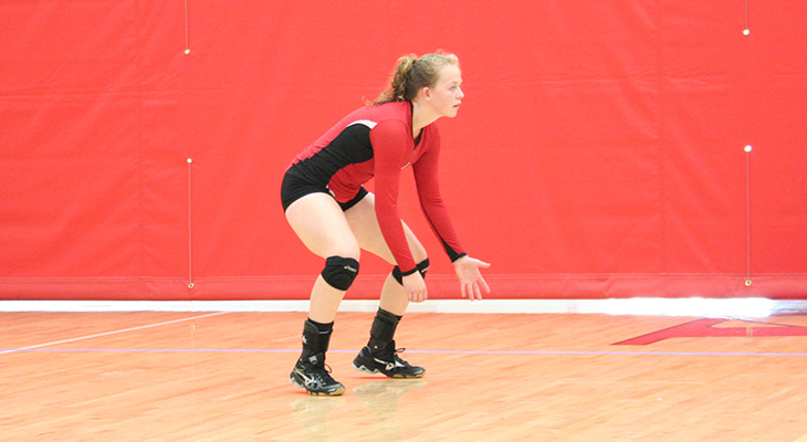 Women's Volleyball Splits Conference Matches At Gallaudet