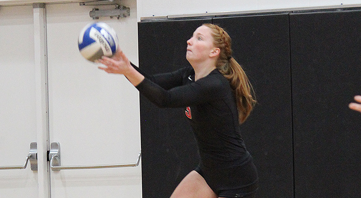 Brazier Reaches Digs Milestone For Women's Volleyball